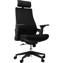 Офісне крісло GT Racer B-2020A Black [125641] - мініатюра 2