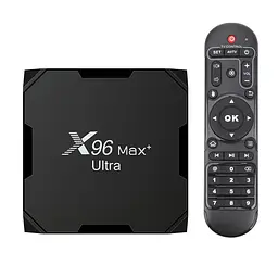 Смарт ТВ приставка X96 Max+ Plus ULTRA 4/32 Гб Smart TV Box Android 11 - мініатюра 1