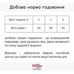 Сухий корм для стерилізованих котів Migliorgatto Sterilized з лососем 400 г - мініатюра 2