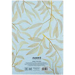 Книга записна Axent Waves A4 в клітинку 96 аркушів блакитна (8422-560-A) - мініатюра 4
