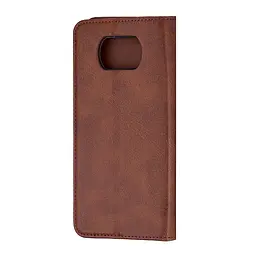 Чохол-книжка Premium Xiaomi Poco X3/X3 NFC/X3 Pro Dark Brown - мініатюра 3
