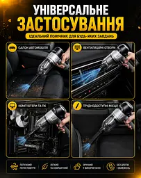 Пилосос Voin вологе та сухе прибирання 90 Вт (V-88CL) - мініатюра 5