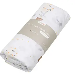 Простирадло на резинці Home Line Зайка на повітряній кулі трикотаж 60х120х10 см (202532) - мініатюра 2