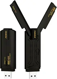 Бездротовий USB Wi-Fi адаптер Fenvi FU-AXE5400, 2.4 / 5 / 6 GHz Mu-MIMO 6E чорний (18839) - мініатюра 2