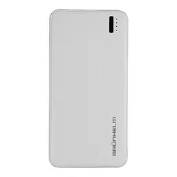 Power Bank - Портативна батарея 10.000 mAh. білий - GP-10W GRUNHELM