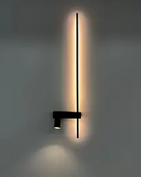 Настінний світильник, бра Nowodvorski 11426 Easy Right LED|GU10 MR11 11|10W 3000K 380Lm IP20 чорний - мініатюра 4
