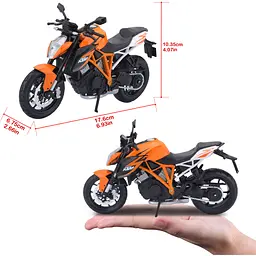 Мотоцикл іграшковий Maisto KTM Super Duke R 1290 в масштабі 1:12 (31101-13065) - мініатюра 7