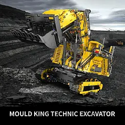 Конструктор Mould King Кар'єрний екскаватор Liebherr R 9800 Yellow (17070) [160311] - мініатюра 7