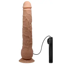 Вібратор Beautiful Encounter Dick Vibrator Flesh - мініатюра 4