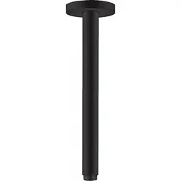 Кронштейн для верхнього душу Hansgrohe зі стелі S 300 мм Matt Black 27389670 Чорний матовий