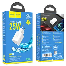 Зарядний пристрій блок Hoco N19 Rigorous 25 W USB-C вихід - мініатюра 2