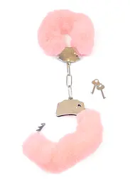 Наручники Fetish Boss Series Furry Cuffs Light Pink - мініатюра 5