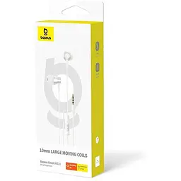 Навушники провідні Baseus Encok HZ11 3.5 мм білі (A00164200213-Z1) - мініатюра 4