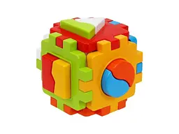Куб-сортер ТЕХНОК Логіка №1 12x12x12 см арт.2452