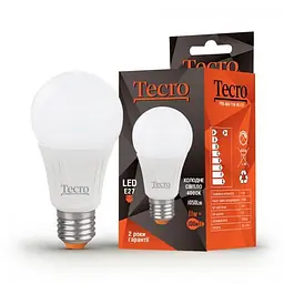 Світлодіодна лампа E27, 11W, 4000K, A60, Tecro, 1050 lm, 220V (PRO-A60-11W-4K-E27)