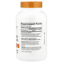 Альфа-ліпоєва кислота Alpha-Lipoic Acid 600 mg 180 капсул Doctor's Best vit0006584 - мініатюра 2