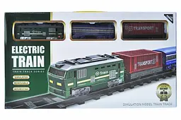 Залізниця YG TOYS на батарейках з локомотивом, вагонами і колією XZ025