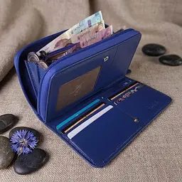 Жіночий гаманець Tony Perotti New Rainbow 1192 bluette (90089) Синій - мініатюра 2