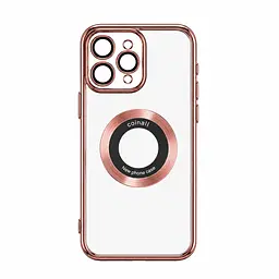 Магнітний чохол XON PhoneCase Magnetic для iPhone 11 Pro (PCMC1111300P 8314) Рожевий/Прозорий