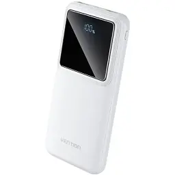 Універсальна мобільна батарея Vention 10000mAh PD QC 3.0 White (FHKW0) - мініатюра 2