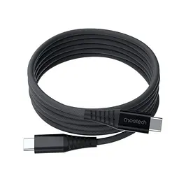 Кабель Choetech XCC-1052 Black USB-C to USB-C Magnetic PD3.1 240W 1.2m (43-00129) - мініатюра 2