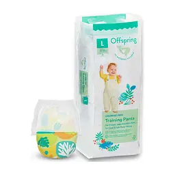 Підгузки Offspring трусики Розмір L (9-14 кг) 36 шт, Ліс (9355465009091) (DP-OI-FAP-L36P-FRT)