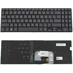 Клавіатура для ноутбука ASUS (UX561 series) rus чорний без фрейму підсвічування клавіш