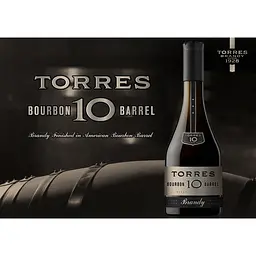 Бренді Torres Bourbon Barrel 10 yo 38% 0.7 л у подарунковій упаковці - мініатюра 4