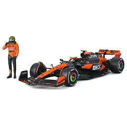 Автомодель з фігуркою Bburago McLaren MCL38, 1:24 в асортименті (18-28040) - мініатюра 2