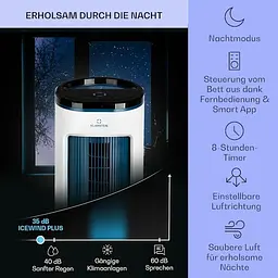 Охолоджувач повітря Klarstein IceWind Plus Smart 4-in-1 Синій (10040209) - мініатюра 2