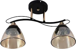 Люстра декоративна V XA1248B/2 Gold+Black на 2 плафонів - мініатюра 2