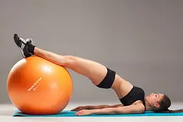М'яч для фітнесу (фітбол) Power System PS-4013 Ø75 cm PRO Gymball Orange (PS-4013_75cm_Orange) - мініатюра 9