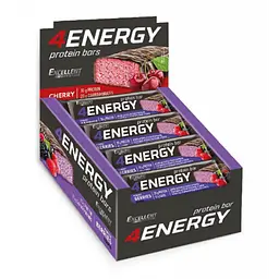 Протеїнові батончики 4 ENERGY — 24 × 40 г Berry