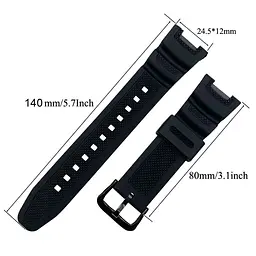 Спортивний ремінець Primo для годинника Casio SGW-100-2BER/SGW-100-1VEF - мініатюра 4