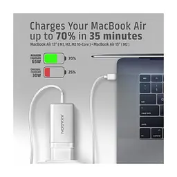 Мережевий зарядний пристрій XPRO BN7 PD20W+QC3.0 для телефону та планшета, білий (33156-01) - мініатюра 8