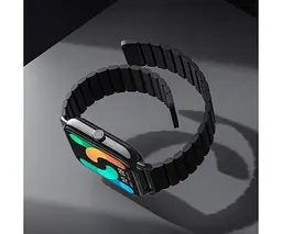 Смарт-годинник Xiaomi Haylou RS4 Plus LS11 Black GL magnetic strap (6971664931976) - мініатюра 2