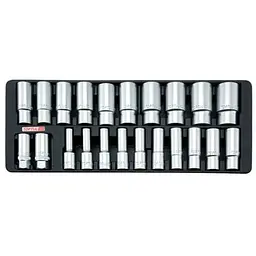 Набір головок Toptul довгих 1/2" 8-32мм 22шт. (у ложементі) (GAAT2202)