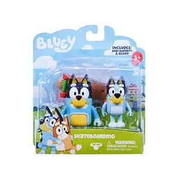Ігровий набір 2 фігурки Bluey Скейтборд (125400) - мініатюра 3