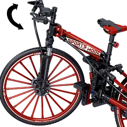 Конструктор велосипед  ZHEGAO OFF-ROAD BICYCLE спортивний офф- роад  258 деталей - мініатюра 5