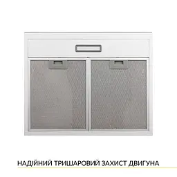 Витяжка плоска WEILOR WPL 6092 WH - мініатюра 5