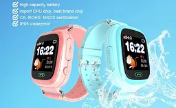 Смарт годинник для дітей Lemfo M-67 Pro з GPS відстеженням, SIM-картою, відеозв'язком, прослуховуванням, геопарканом та SOS викликом Блакитний - мініатюра 7