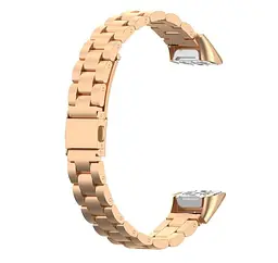 Металевий ремінець Primolux для фітнес браслета Samsung Galaxy Fit (SM-R370) Rose Gold - мініатюра 3
