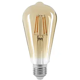 LED лампа Titanum Filament ST64 6W E27 2200K бронза (TLFST6406272A) - мініатюра 2