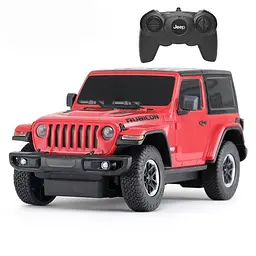 Машинка Rastar Jeep Wrangler JL на управлінні 1:24 червоний 79500