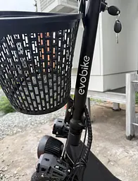 Електросамокат EVOBIKE Zen U12 MAX 2025 року чорний | електросамокат з трьома фарами, корзинкою та багажником (модель 2025) - мініатюра 6