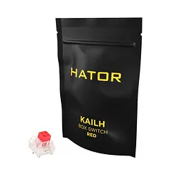 Набір механічних перемикачів HATOR Hotswap Switch Kailh Box Red 10 шт. (HTS-109)