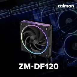 Вентилятор Zalman ZM-DF120R ARGB Reversed Black - мініатюра 4
