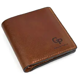Портмоне Lettera з монетницею теракот GRANDE PELLE 10х10х2.5 см acs0032093 - мініатюра 3