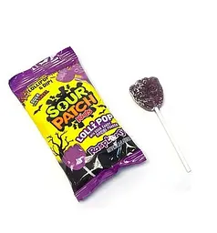 Льодяники з кислою посипкою Sour Patch Kids Raspberry Lollipops 1шт. - мініатюра 2