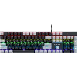 Клавіатура Vinga KBGM-090 LED Blue Switch Grey/Black (KBGM-090BL) [160690]